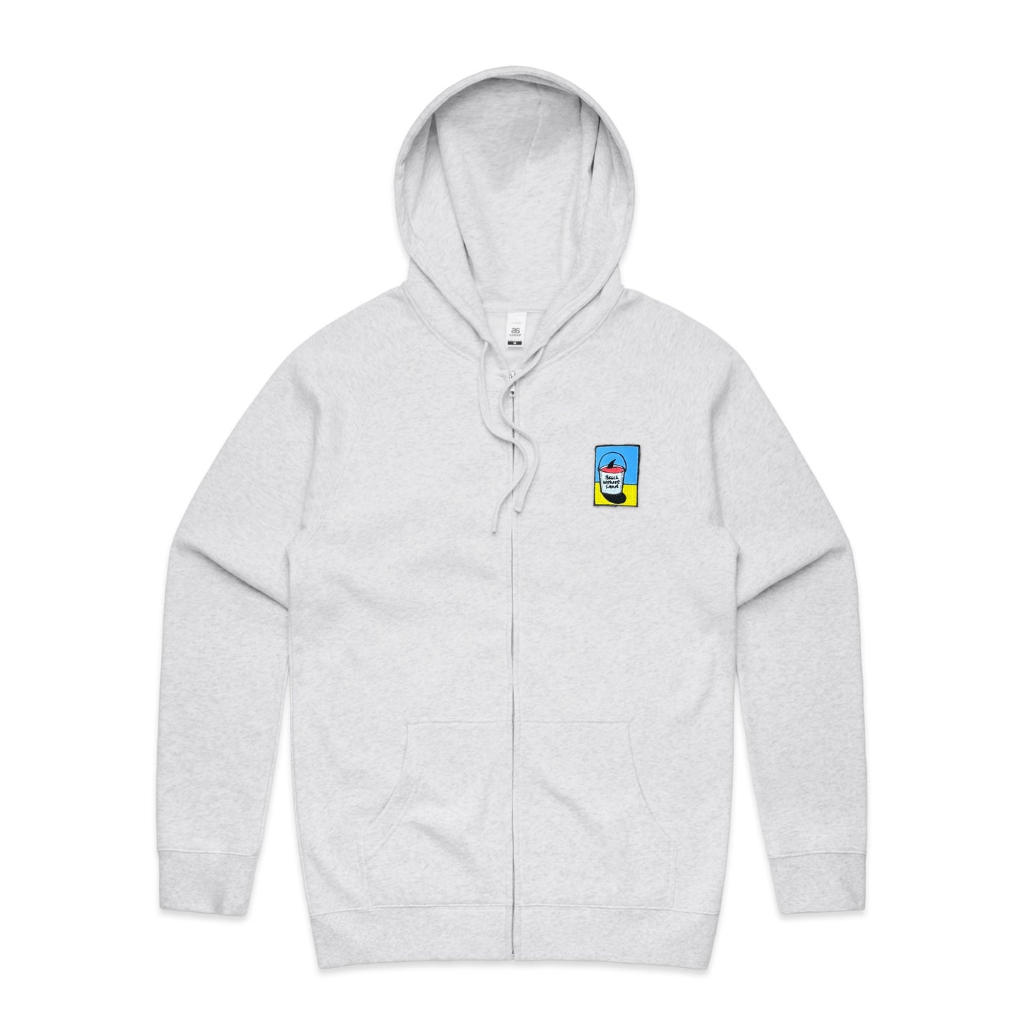 BWS MENS CHEST PATCH ZIP HOOD