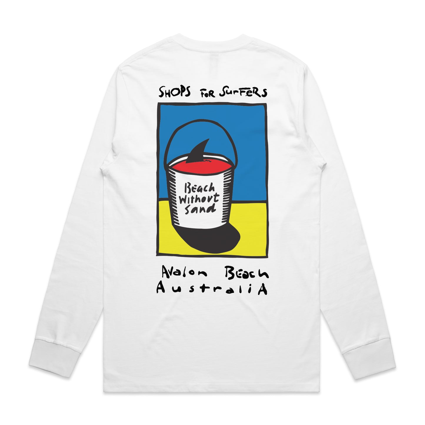 BWS MENS LONG SLEEVE BUCKET TEE