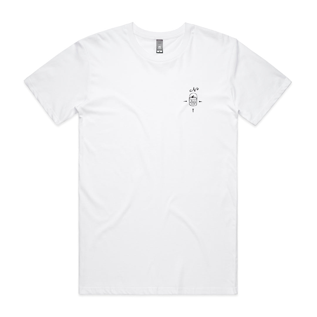 BWS MENS PENINSULA MAP TEE