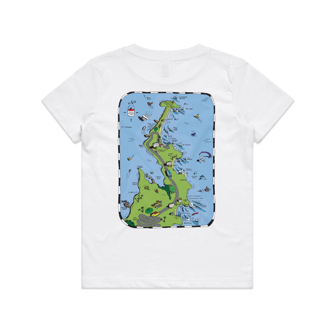 BWS BOYS PENINSULA MAP TEE
