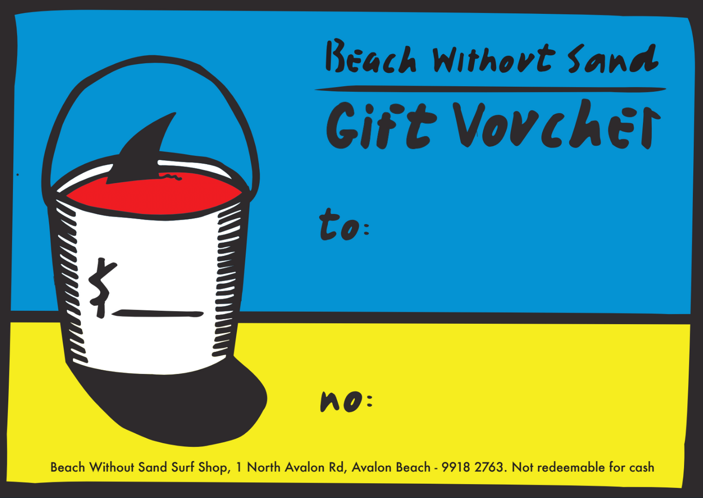 Beach Without Sand Gift Voucher